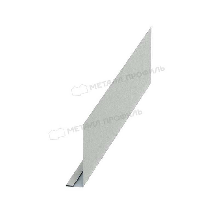 Планка карнизного свеса 250х50х3000 (ECOSTEEL_MA-01-Беленый Дуб-0.5)