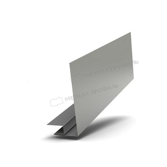 Планка карнизного свеса сложная 250х50х2000 (ECOSTEEL_MA-01-Беленый Дуб-0.5)